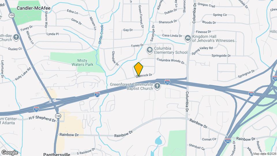 2494 Glenrock Dr Map and Location Details
