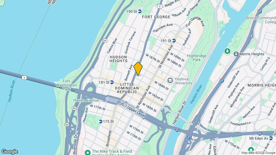 661 W 183rd St Map and Location Details