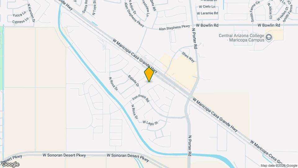 42037 W Lunar St Map and Location Details