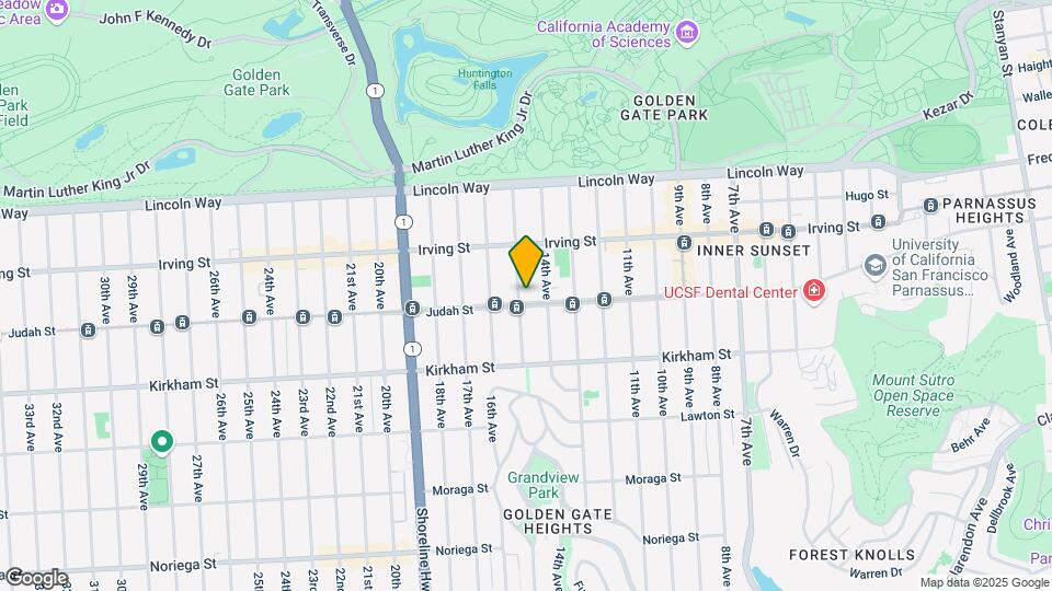1386 15th Ave Map and Location Details