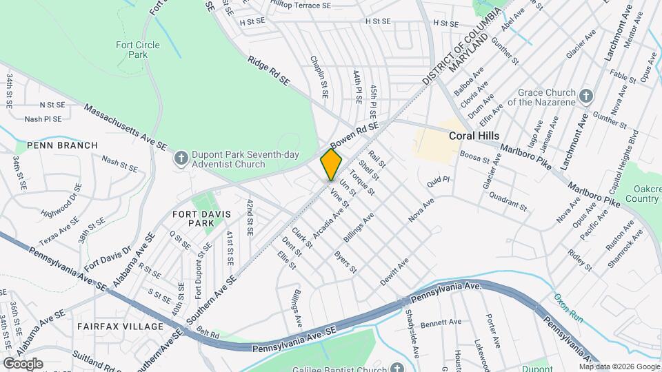 4000 Vine St Map and Location Details