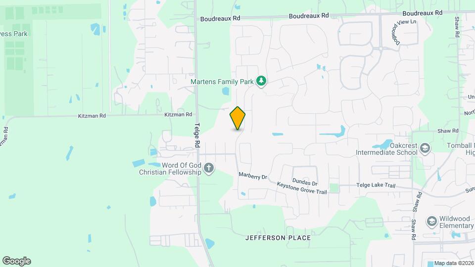 18403 Weeping Spring Dr Map and Location Details