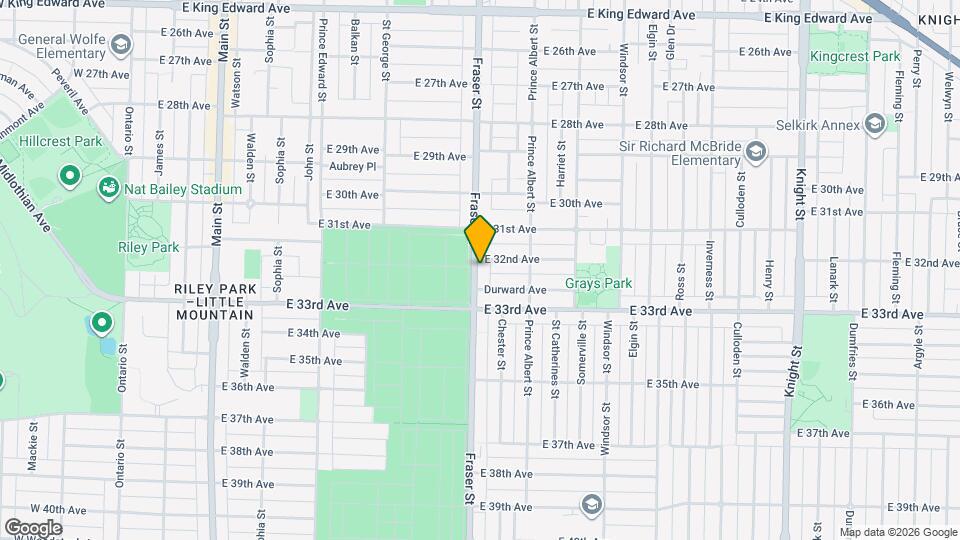 4824 Fraser St Map and Location Details