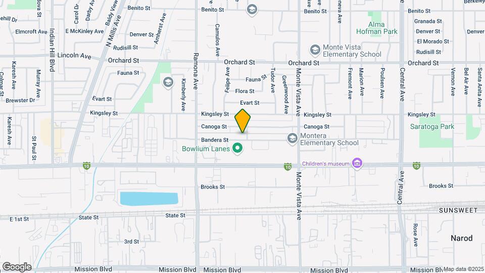4684 Bandera St Map and Location Details
