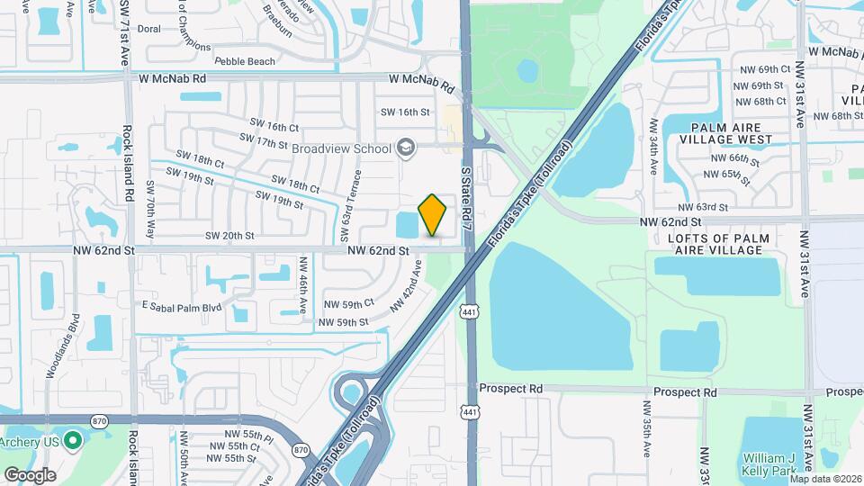 6056 SW 19th Pl Map and Location Details