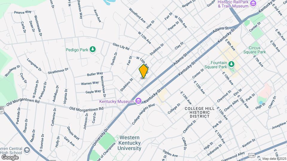 1350 Clay St Map and Location Details