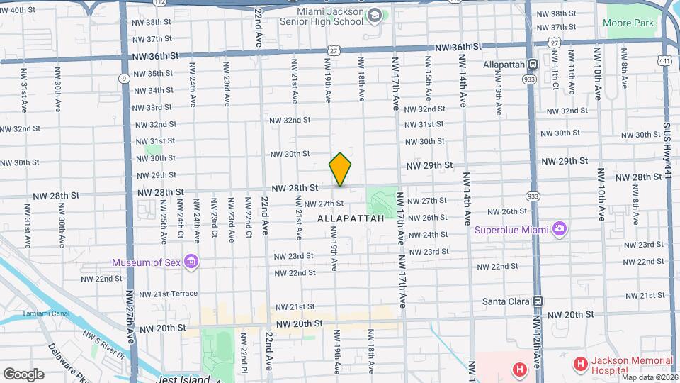 1880 NW 28th St Map and Location Details