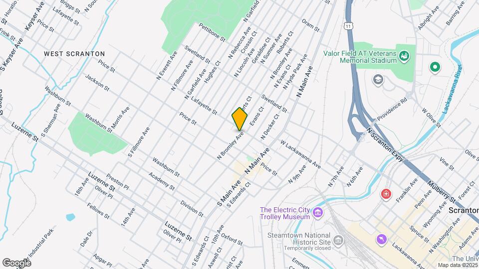 225 N Bromley Ave Map and Location Details