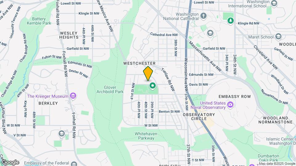 3933 Davis Pl NW Map and Location Details