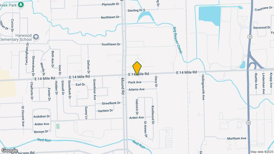 5968 E 14 Mile Rd Map and Location Details
