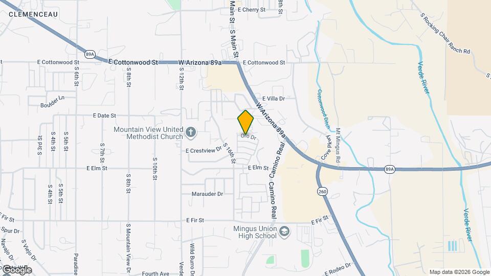 1725 Oro Dr Mapa y Detalles de la Ubicación