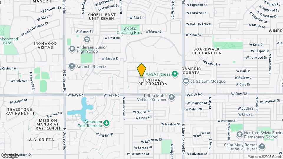 1381 W Gail Dr Map and Location Details