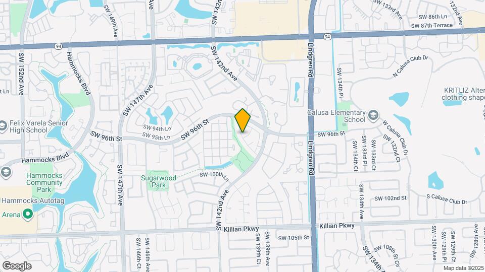 9730 SW 142nd Pl Map and Location Details