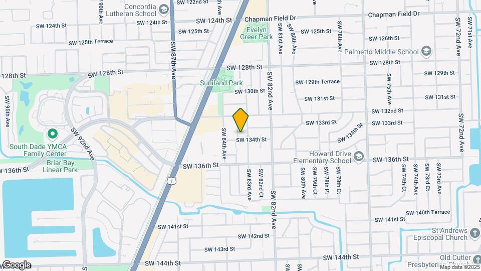 13345 SW 83rd Ct Map and Location Details