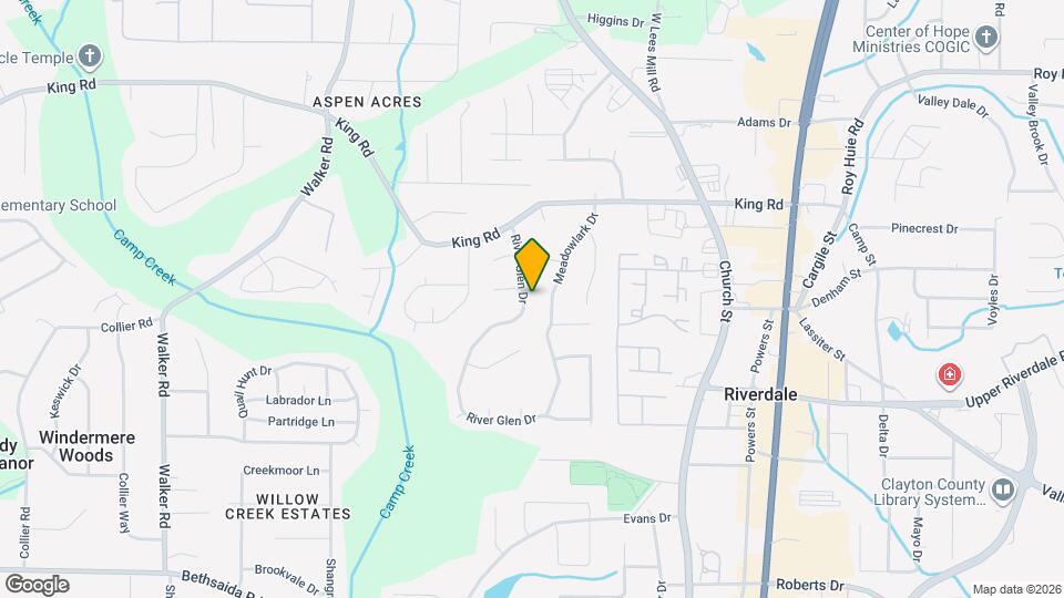 6554 River Glen Dr Map and Location Details