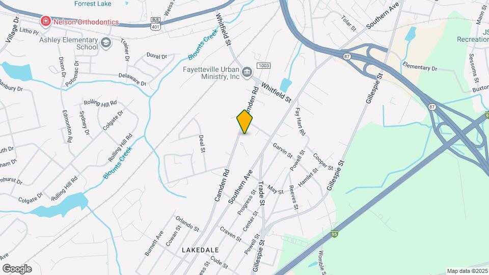 1321 Camden Rd, Unit 1 Map and Location Details