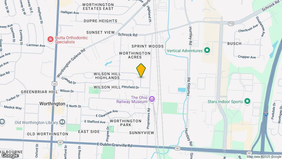 1140 Eastfield Rd Map and Location Details