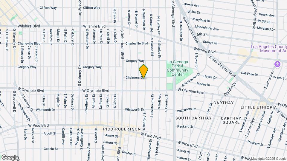 905 S Bedford St Map and Location Details