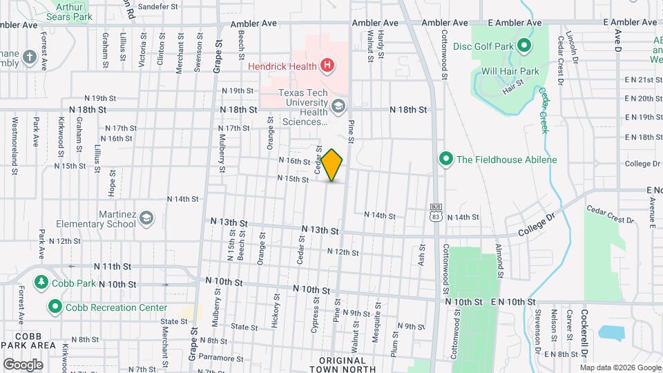 1441 Cypress St Map and Location Details