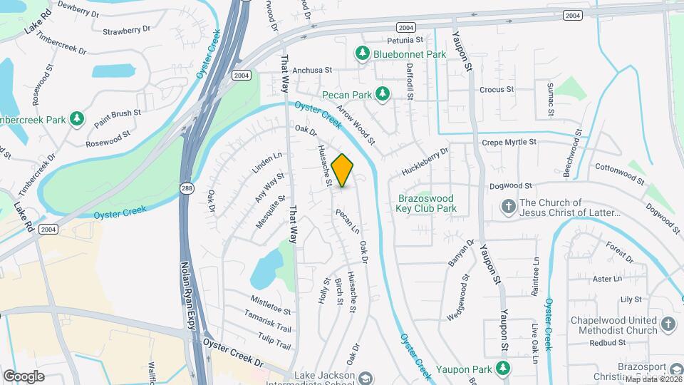 418 Huisache St Map and Location Details