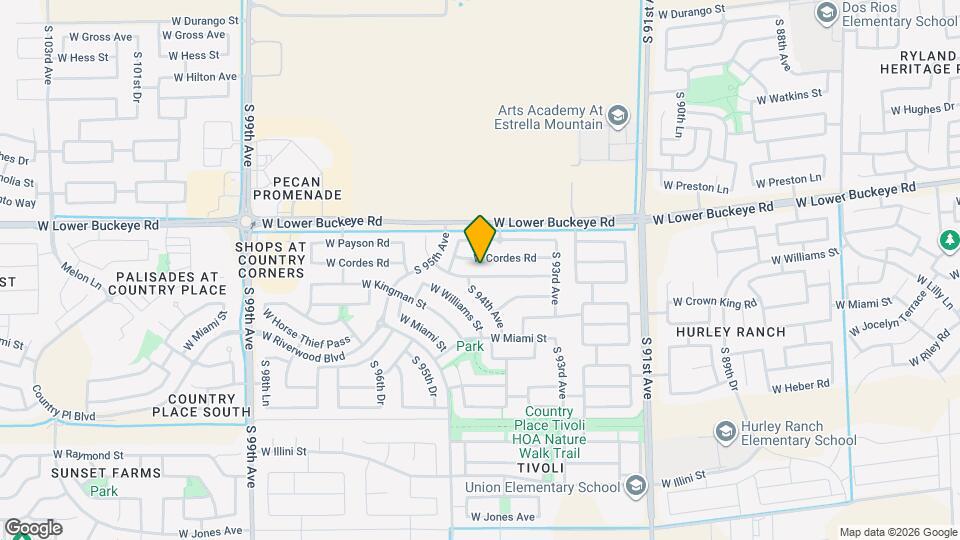 9384 W Williams St Map and Location Details
