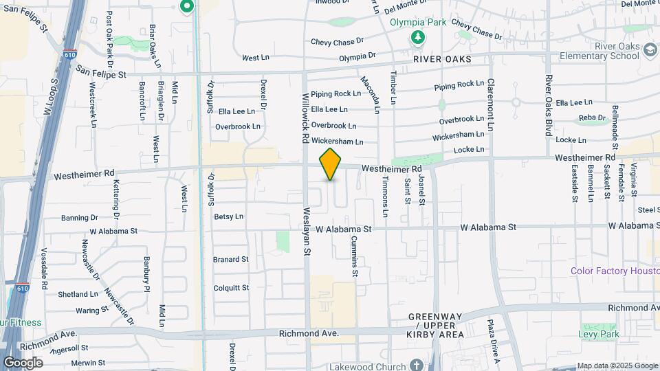 2702 Westgrove Ln Map and Location Details