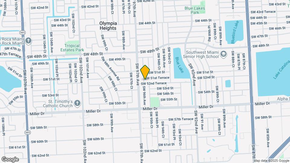 9591 SW 52nd Ter Map and Location Details