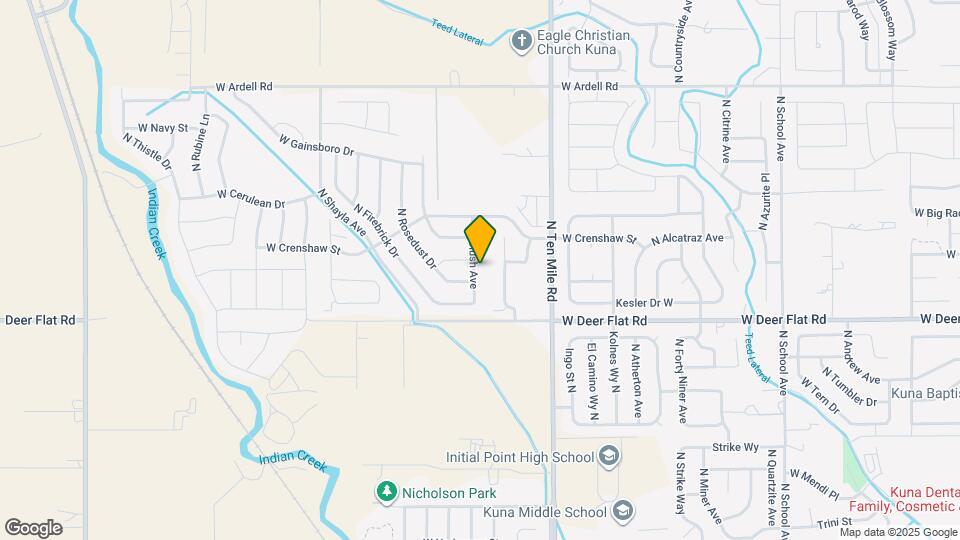 1772 N Blush Ave Map and Location Details