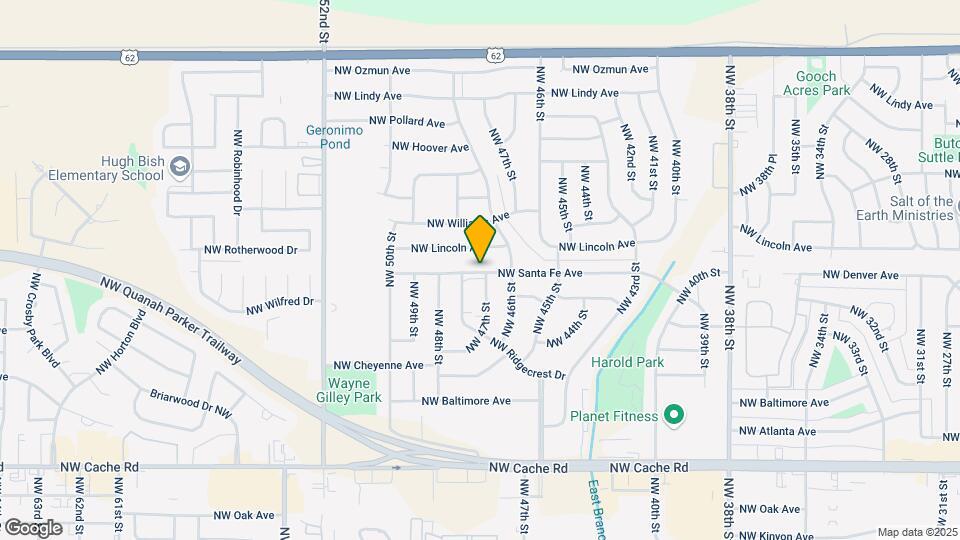 4611 NW Santa Fe Ave Mapa y Detalles de la Ubicación