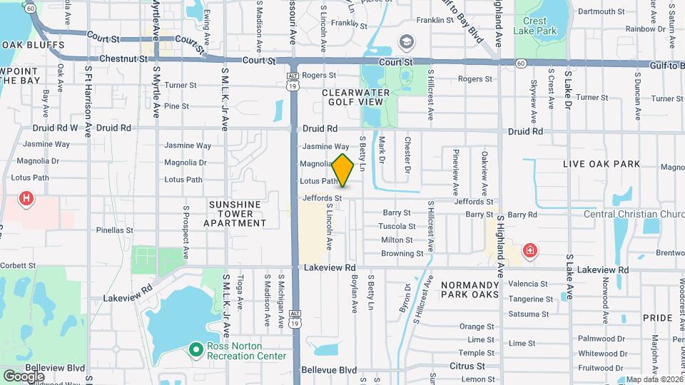 1262 Jeffords St Map and Location Details