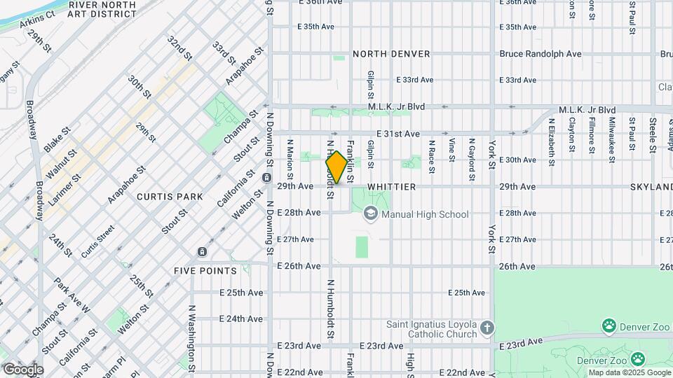 2860 Humboldt St Map and Location Details