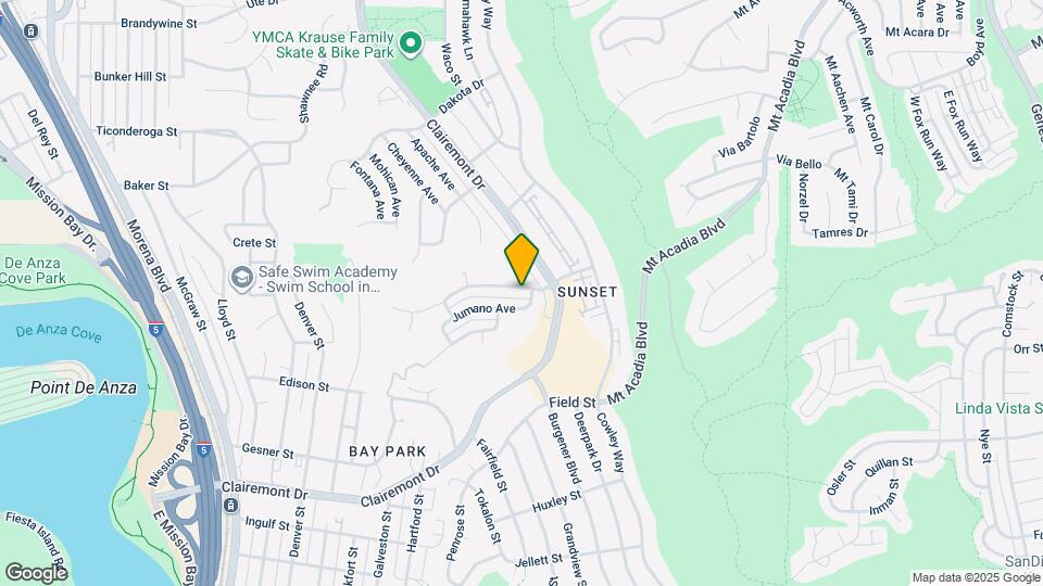 4905 Iroquois Ave Map and Location Details