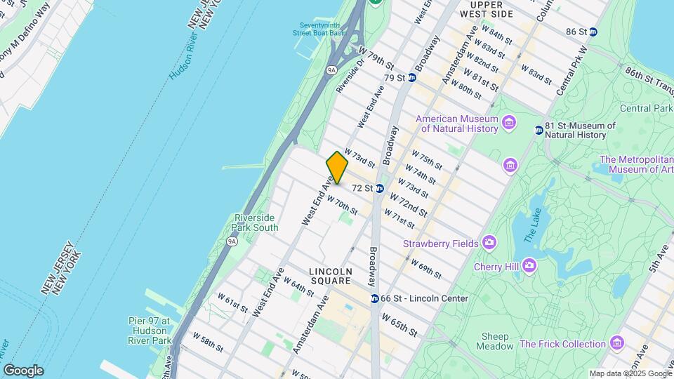 262 W 71st St Mapa y Detalles de la Ubicación