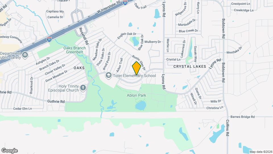 3726 Red Oak Dr Map and Location Details