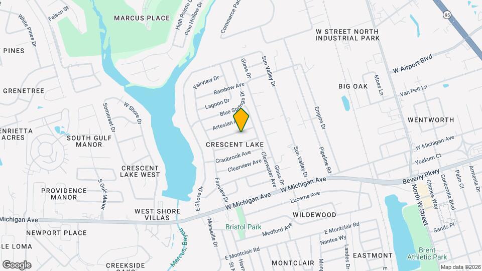 909 Twinbrook Ave Map and Location Details