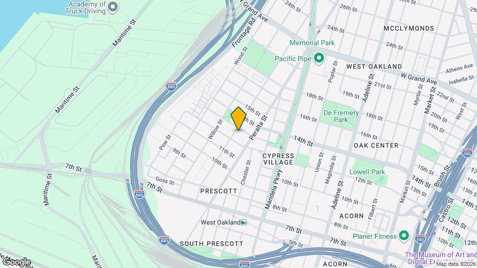 1224-1226 Campbell St Mapa y Detalles de la Ubicación