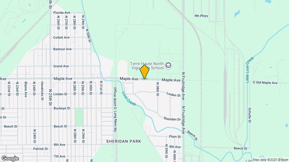 3609 Maple Ave Mapa y Detalles de la Ubicación