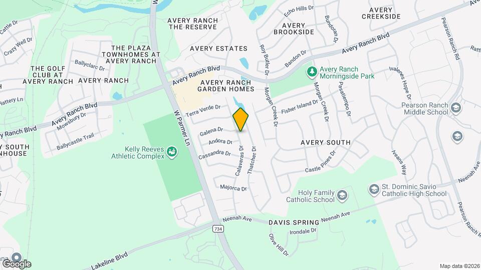 15041 Calaveras Dr Map and Location Details