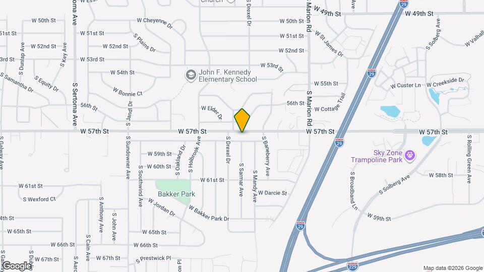5706 W 58th St Map and Location Details