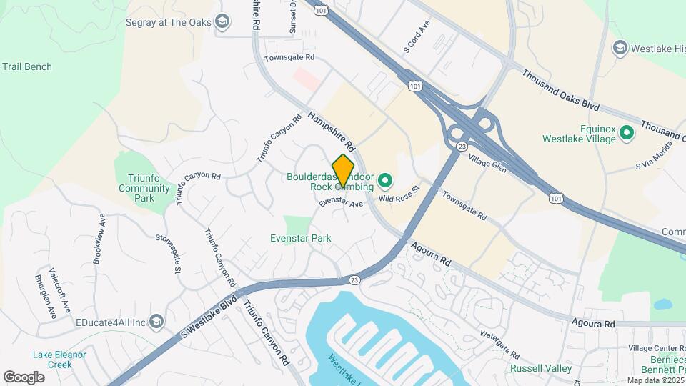 885 Rim Crest Dr Map and Location Details