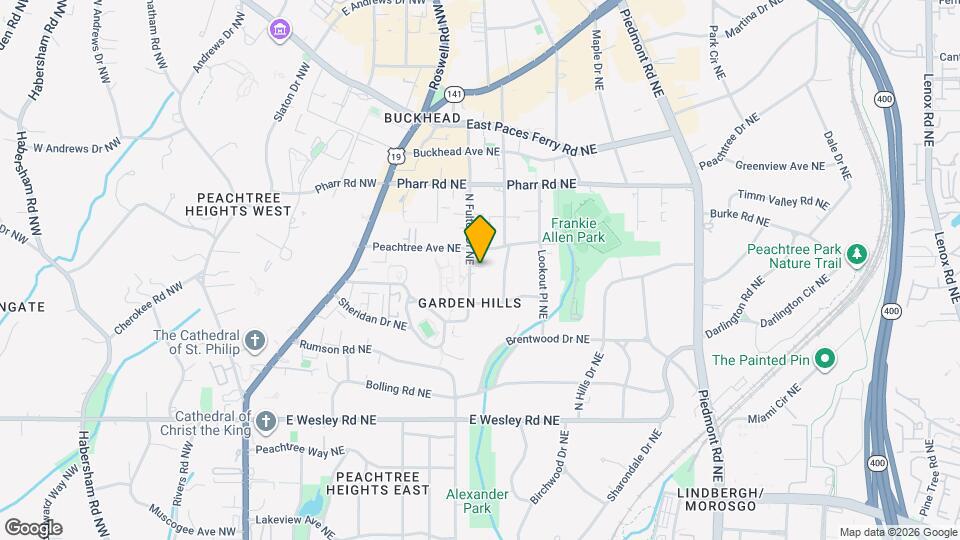 2915 N Fulton Dr NE Map and Location Details