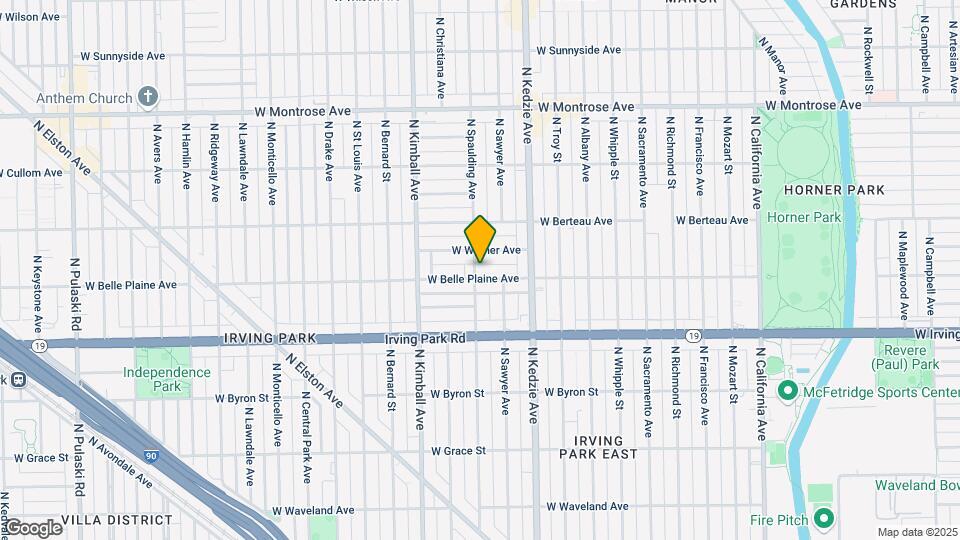 4105-4111 N Spaulding Ave Map and Location Details