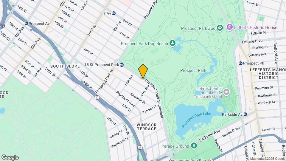 57 Prospect Park SW Map and Location Details