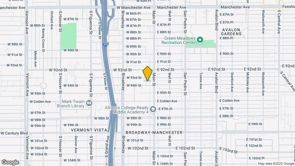 119-121 W 94th St Map and Location Details