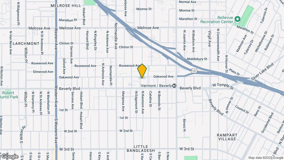 334 N Kenmore Ave Map and Location Details