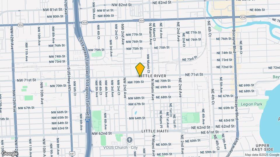 90-120 NW 71st St Mapa y Detalles de la Ubicación
