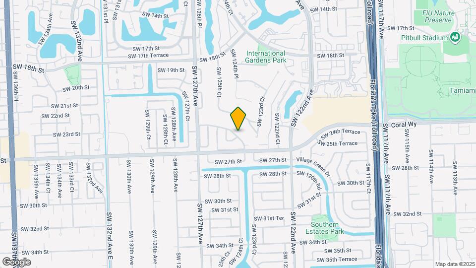 2441 SW 124th Ave Map and Location Details