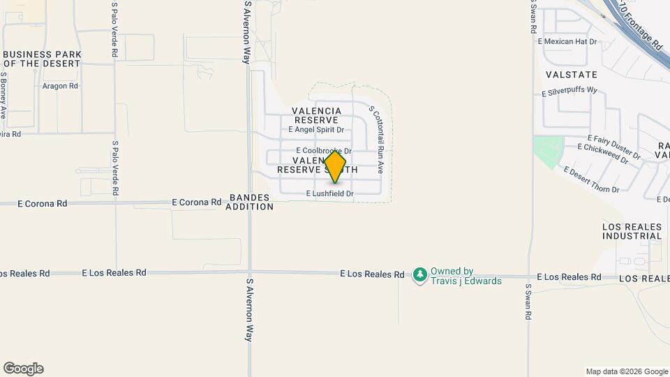 4133 E Lushfield Dr Map and Location Details