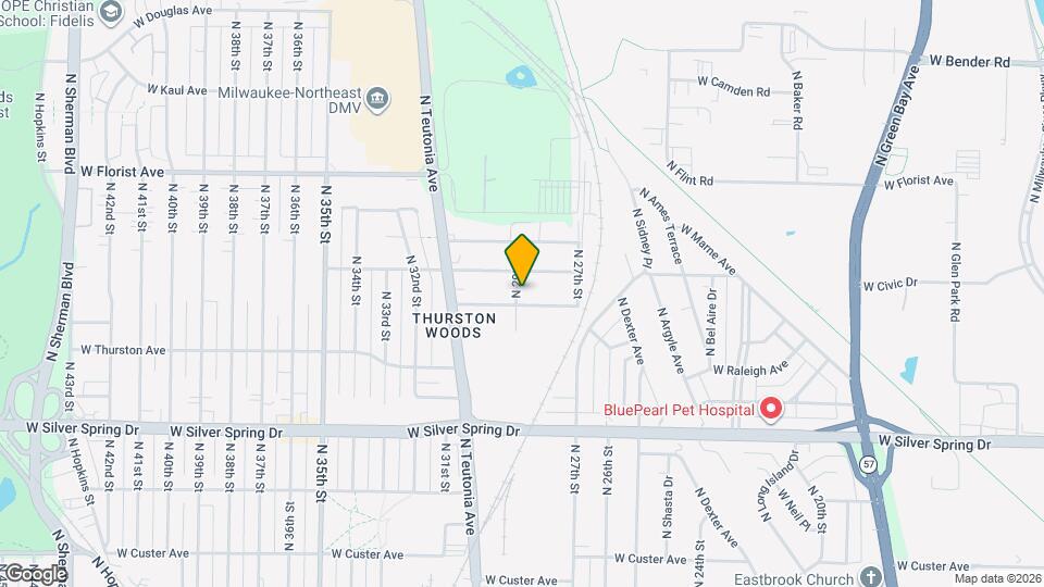 2832 W Carmen Ave Map and Location Details
