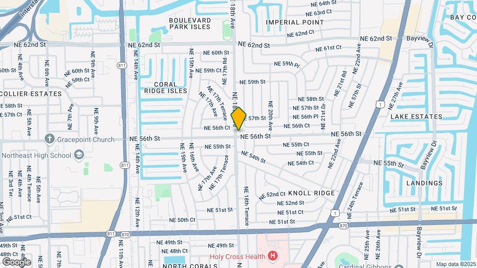 1801 NE 56th St Mapa y Detalles de la Ubicación